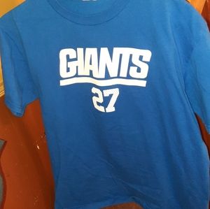 Boys Giants #27 JACOBS Tee Size M